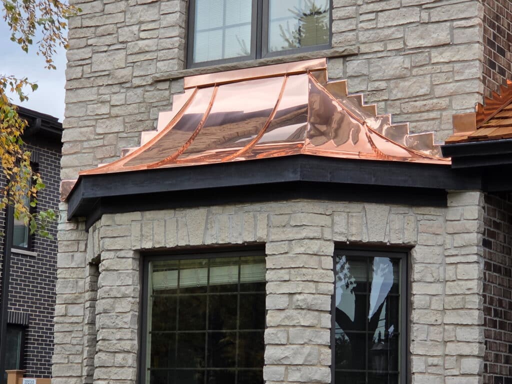 bay window's copper roof service